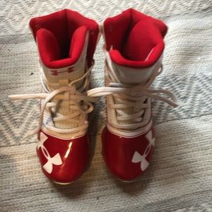 Kids under armor football cleats